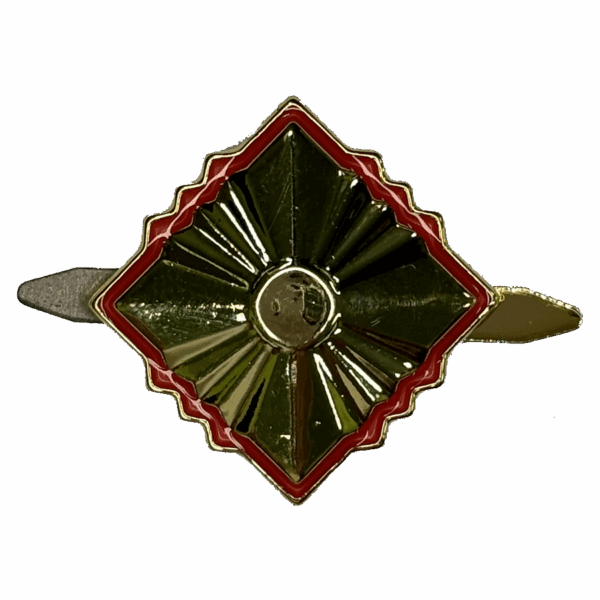 Зірка з червоним кантом. Металева фурнітура